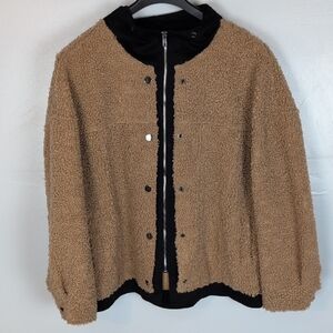 LBLC The Label Hooded Teddy Jacket